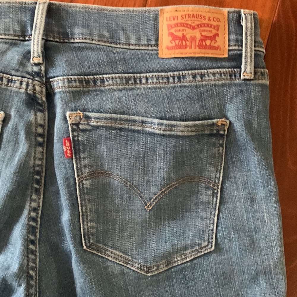 Levi's Bermuda Shorts size 31 STRETCH Jorts Classic 5 pocket Denim - Picture 4 of 9
